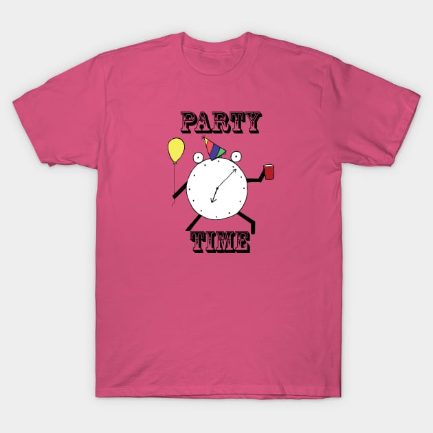 Party Time T-Shirt by Kicks And Giggles Entertainment